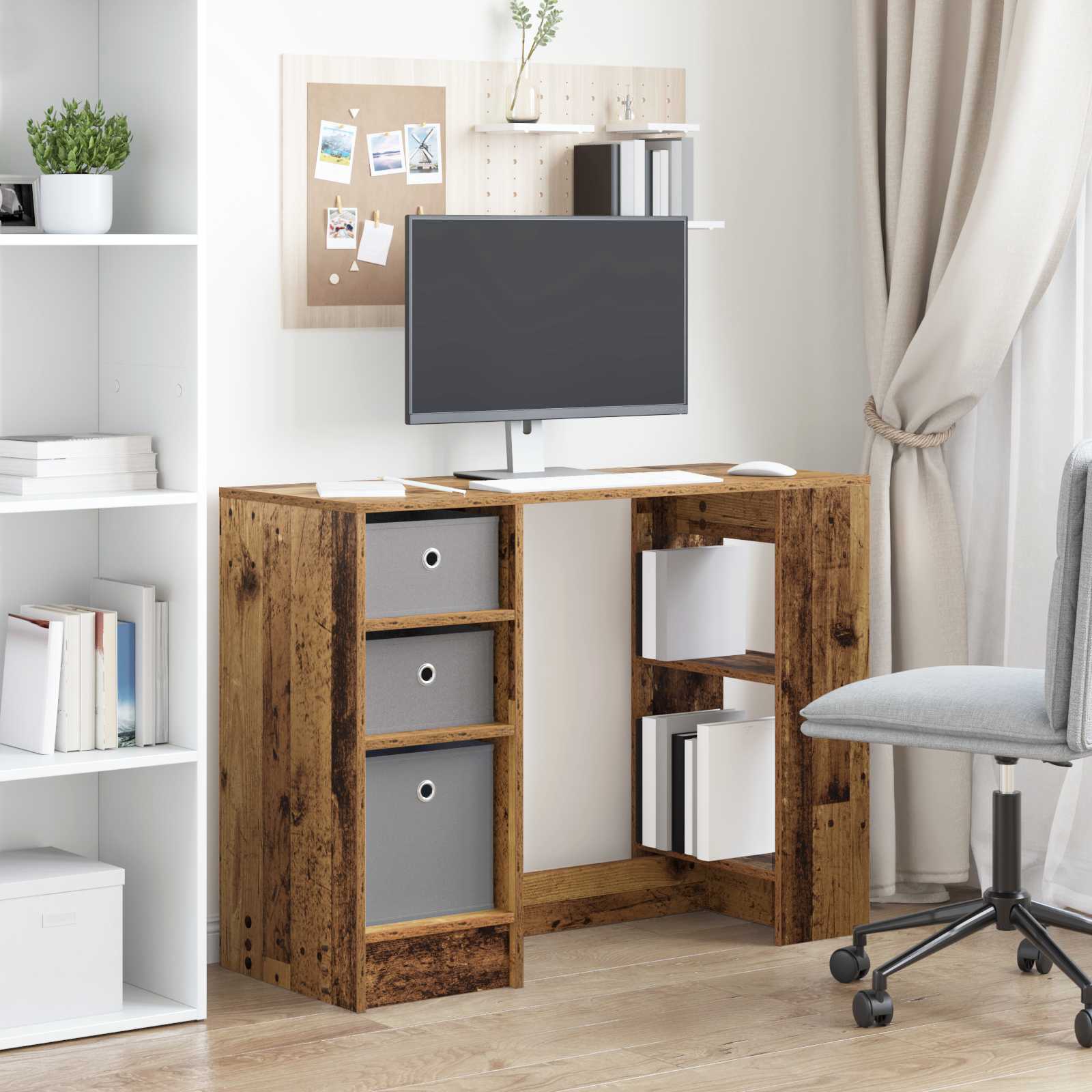Scrivania Legno vecchio 100 x 40 x 75 cm Legno multistrato