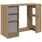 Scrivania Rovere artigianale 100 x 40 x 75 cm Legno multistrato