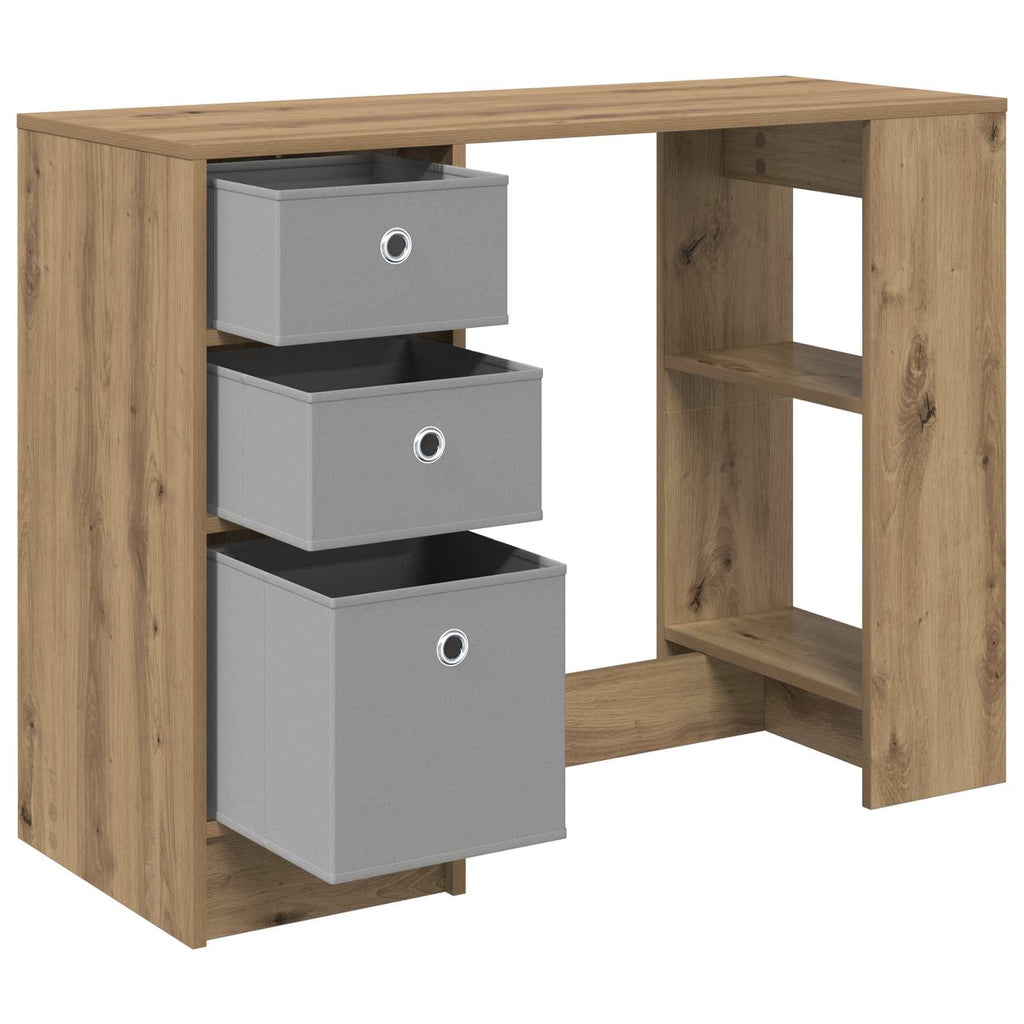 Scrivania Rovere artigianale 100 x 40 x 75 cm Legno multistrato