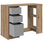 Scrivania Rovere artigianale 100 x 40 x 75 cm Legno multistrato