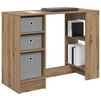Scrivania Rovere artigianale 100 x 40 x 75 cm Legno multistrato