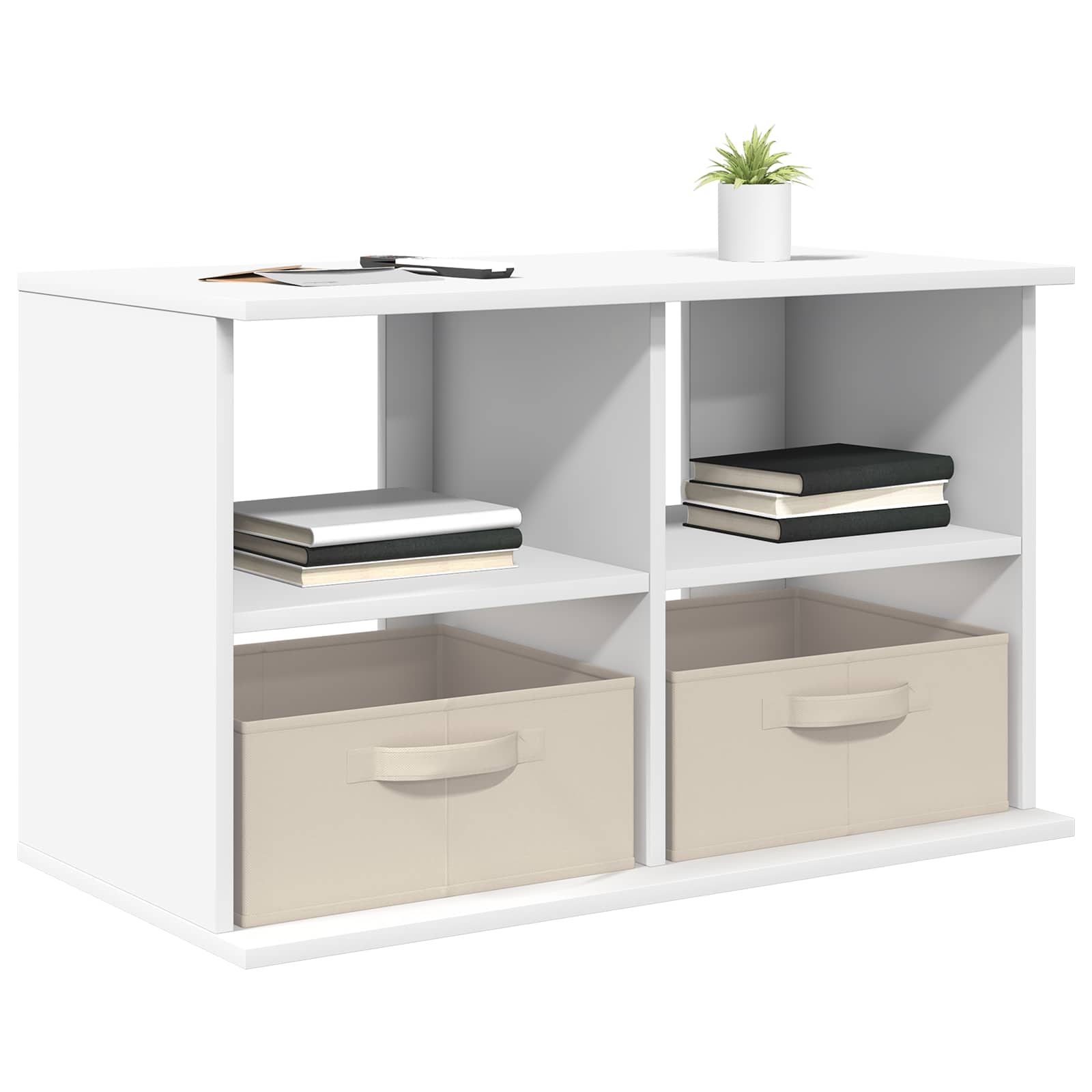 Supporto TV con cassetto Bianco 79 x 40 x 48 cm