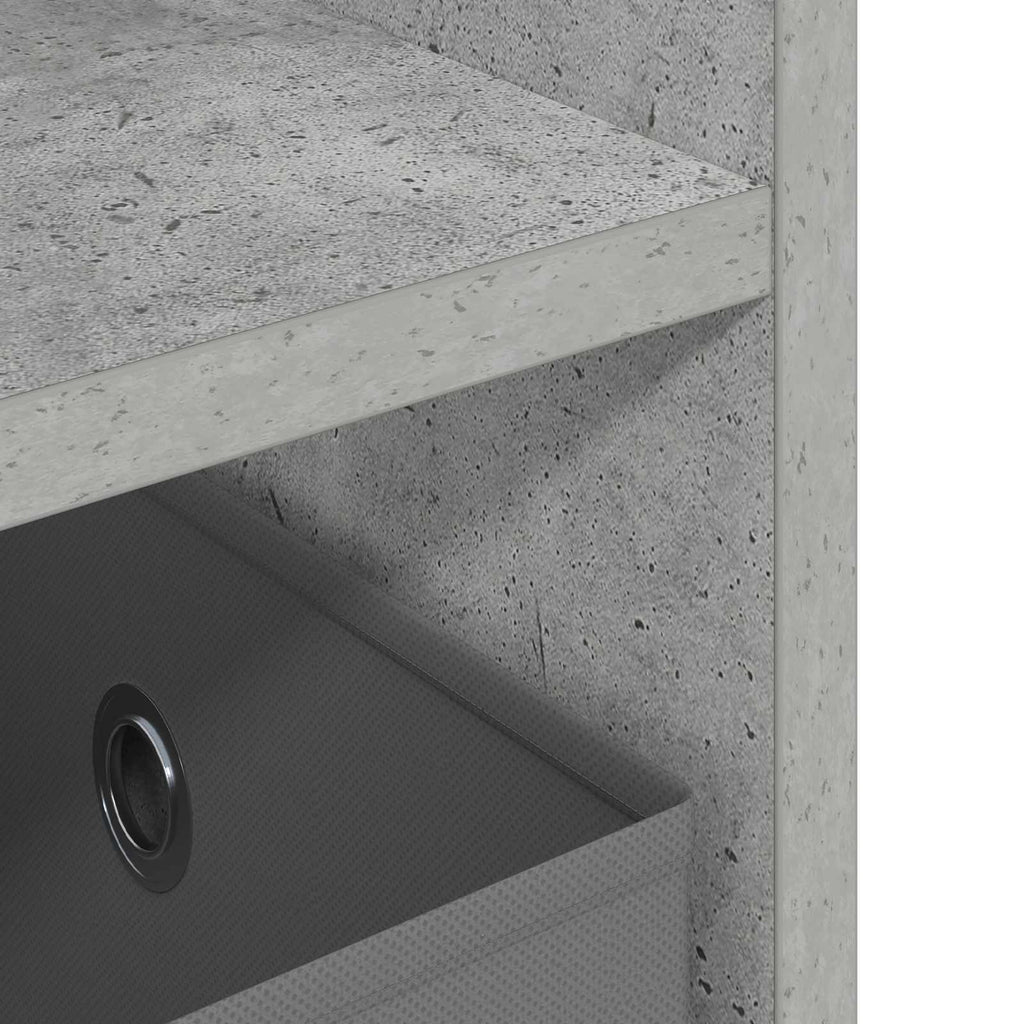 Supporto TV con cassetto Grigio cemento 79 x 40 x 48 cm