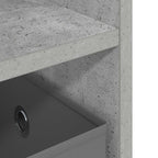 Supporto TV con cassetto Grigio cemento 79 x 40 x 48 cm
