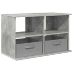 Supporto TV con cassetto Grigio cemento 79 x 40 x 48 cm