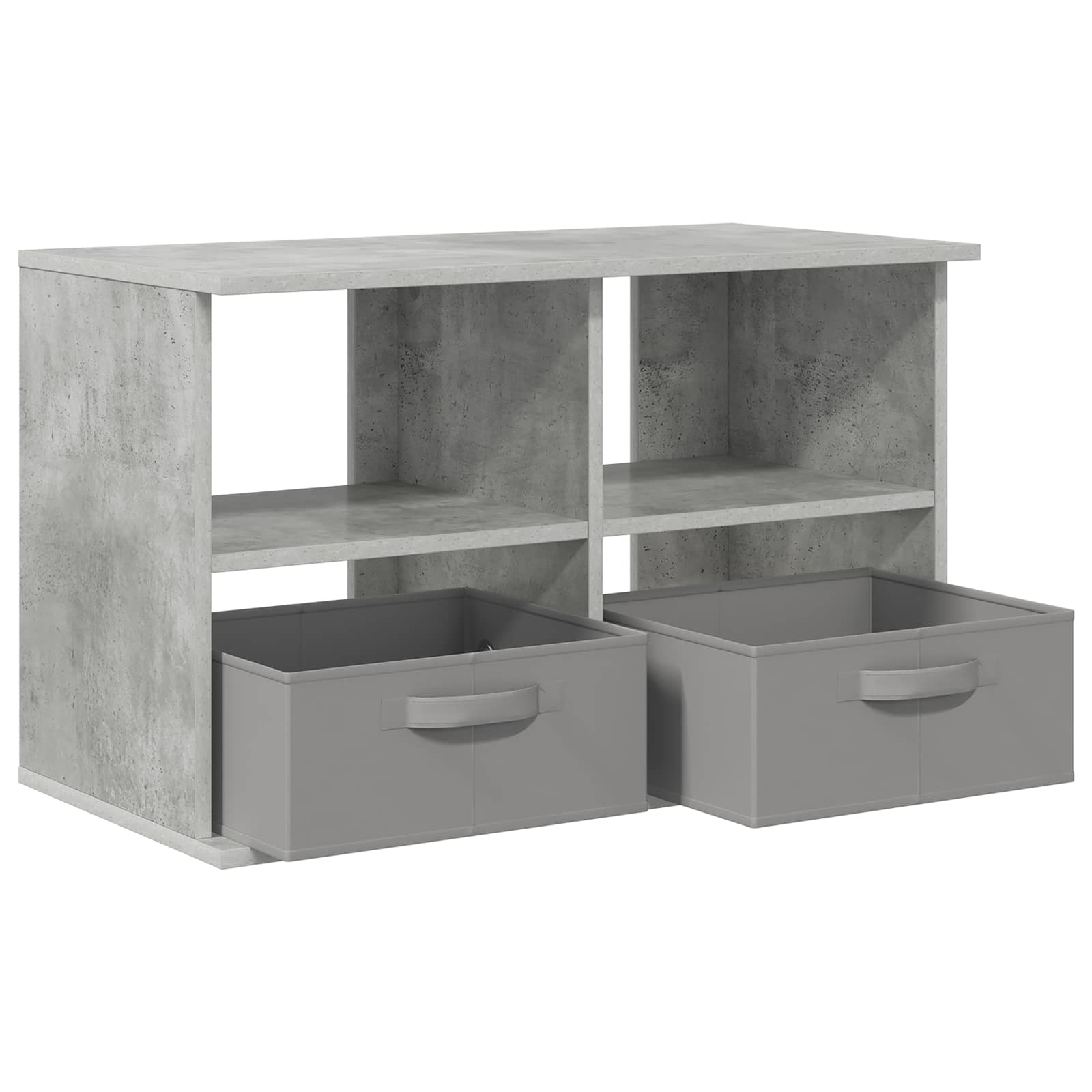 Supporto TV con cassetto Grigio cemento 79 x 40 x 48 cm