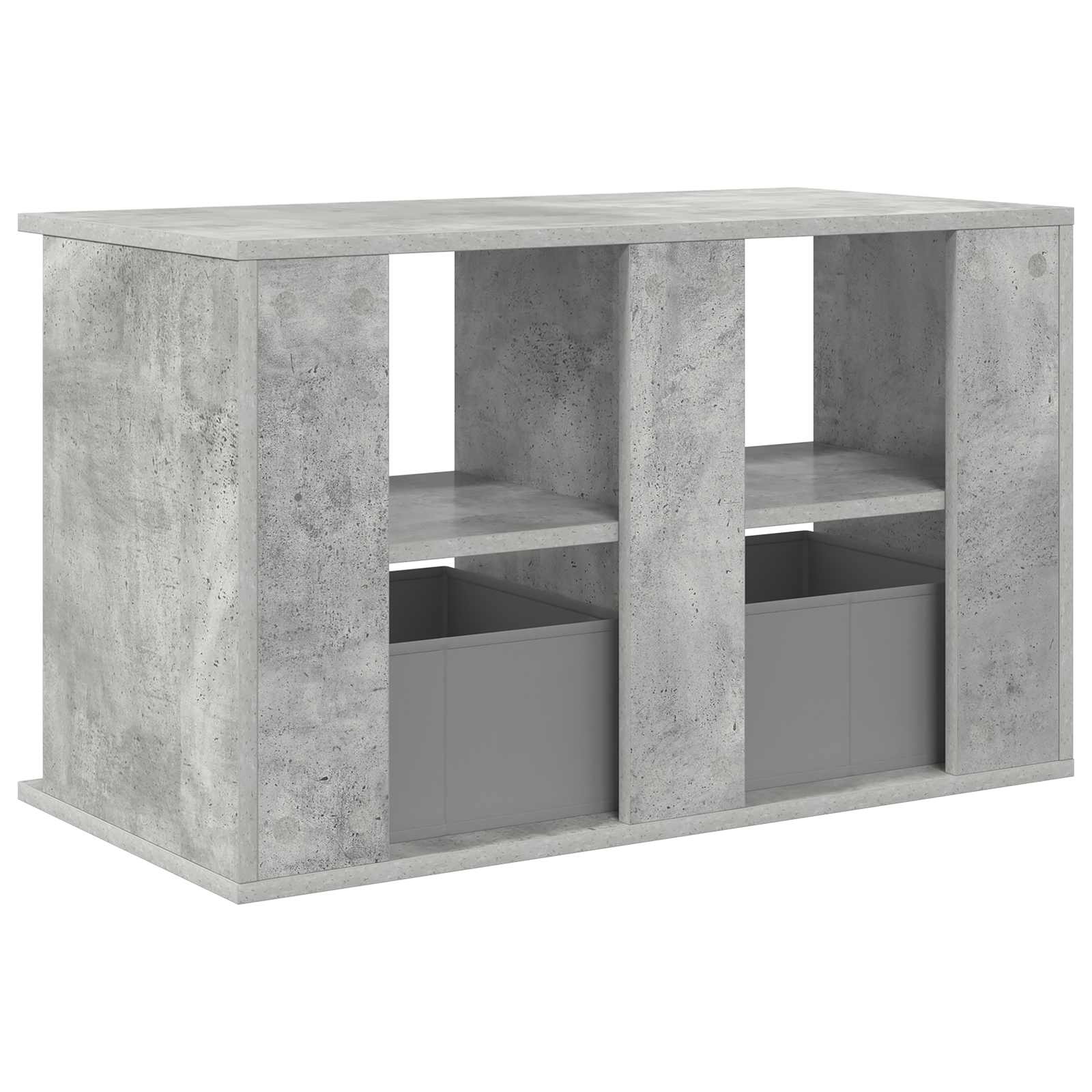 Supporto TV con cassetto Grigio cemento 79 x 40 x 48 cm