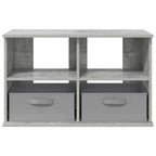 Supporto TV con cassetto Grigio cemento 79 x 40 x 48 cm