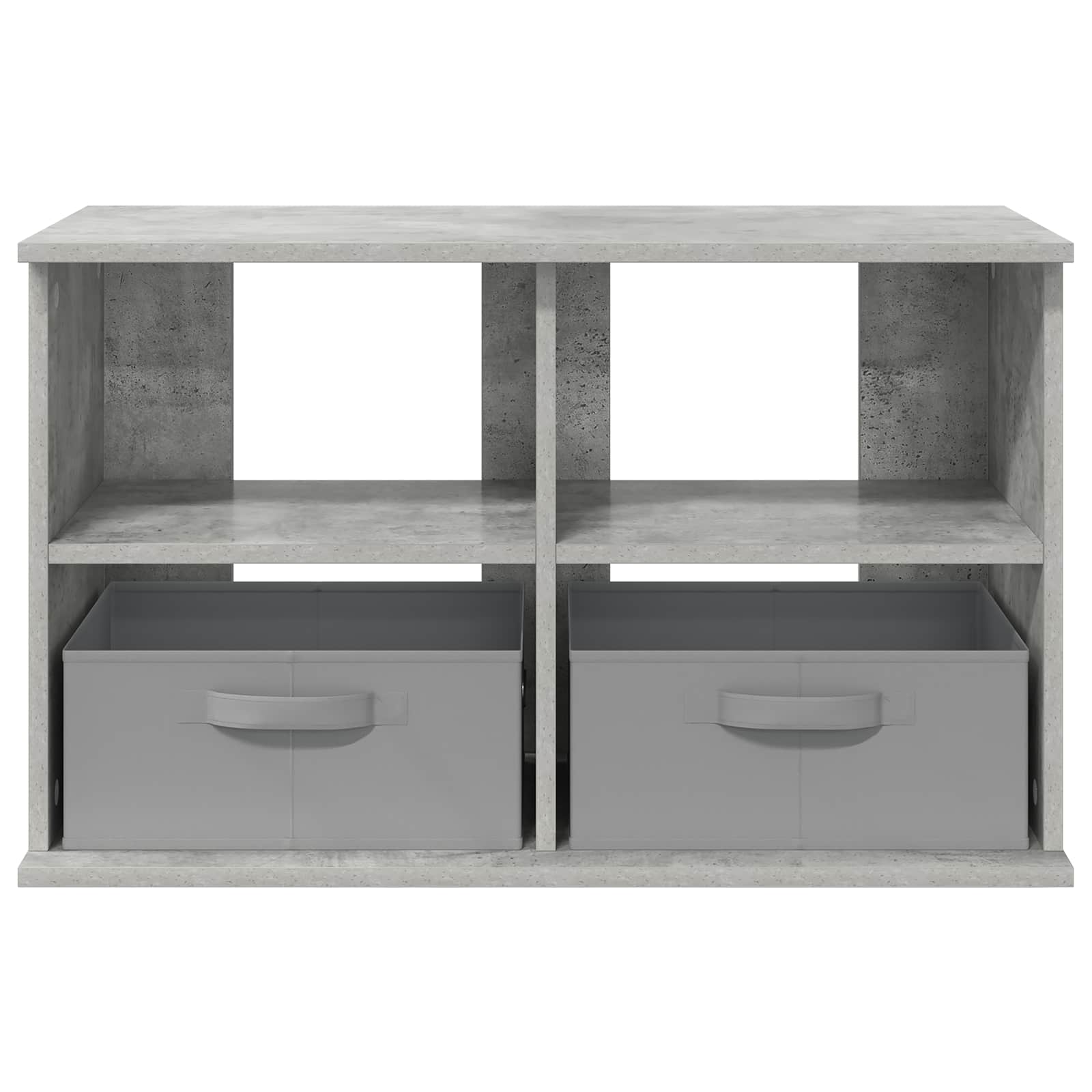Supporto TV con cassetto Grigio cemento 79 x 40 x 48 cm