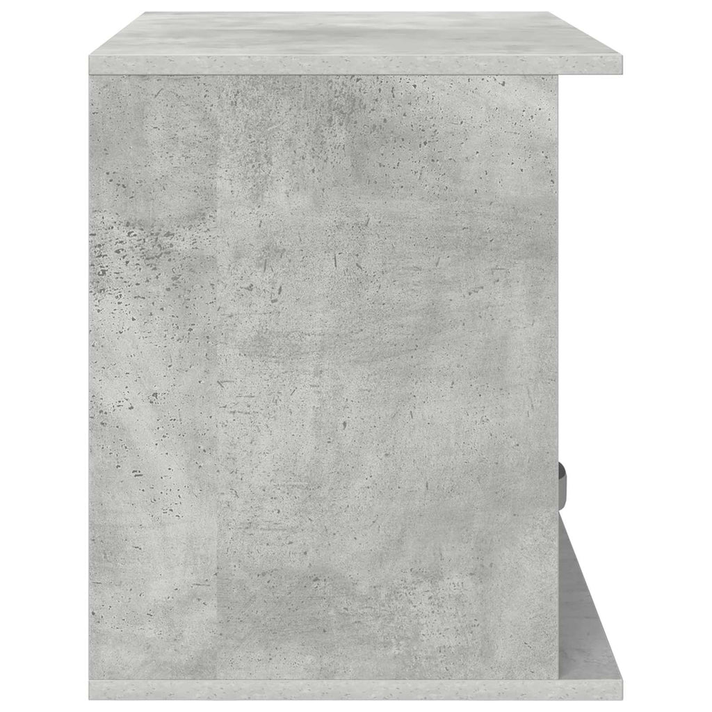 Supporto TV con cassetto Grigio cemento 79 x 40 x 48 cm