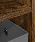 Supporto TV con cassetto Rovere fumé 79 x 40 x 48 cm