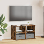 Supporto TV con cassetto Rovere fumé 79 x 40 x 48 cm