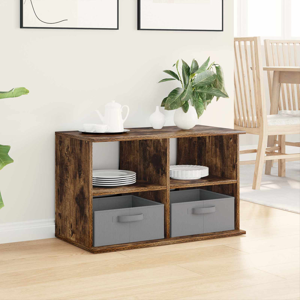 Supporto TV con cassetto Rovere fumé 79 x 40 x 48 cm