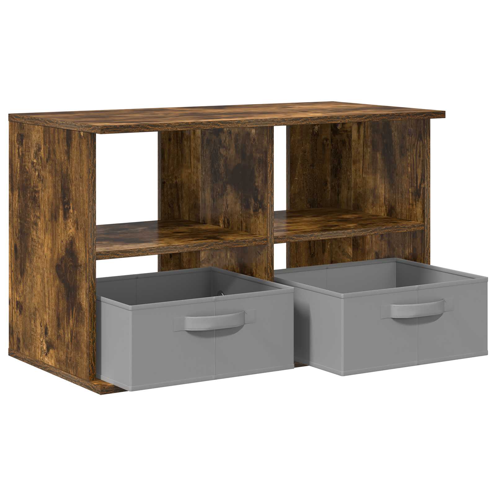 Supporto TV con cassetto Rovere fumé 79 x 40 x 48 cm