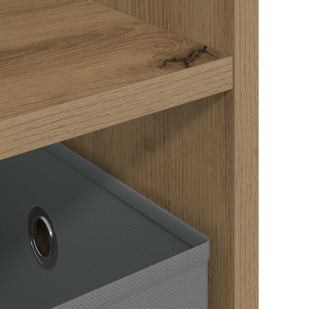 Supporto TV con cassetto Rovere artigianale 79 x 40 x 48 cm