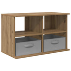 Supporto TV con cassetto Rovere artigianale 79 x 40 x 48 cm