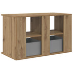 Supporto TV con cassetto Rovere artigianale 79 x 40 x 48 cm