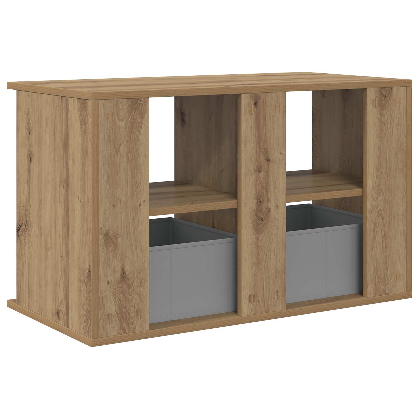 Supporto TV con cassetto Rovere artigianale 79 x 40 x 48 cm