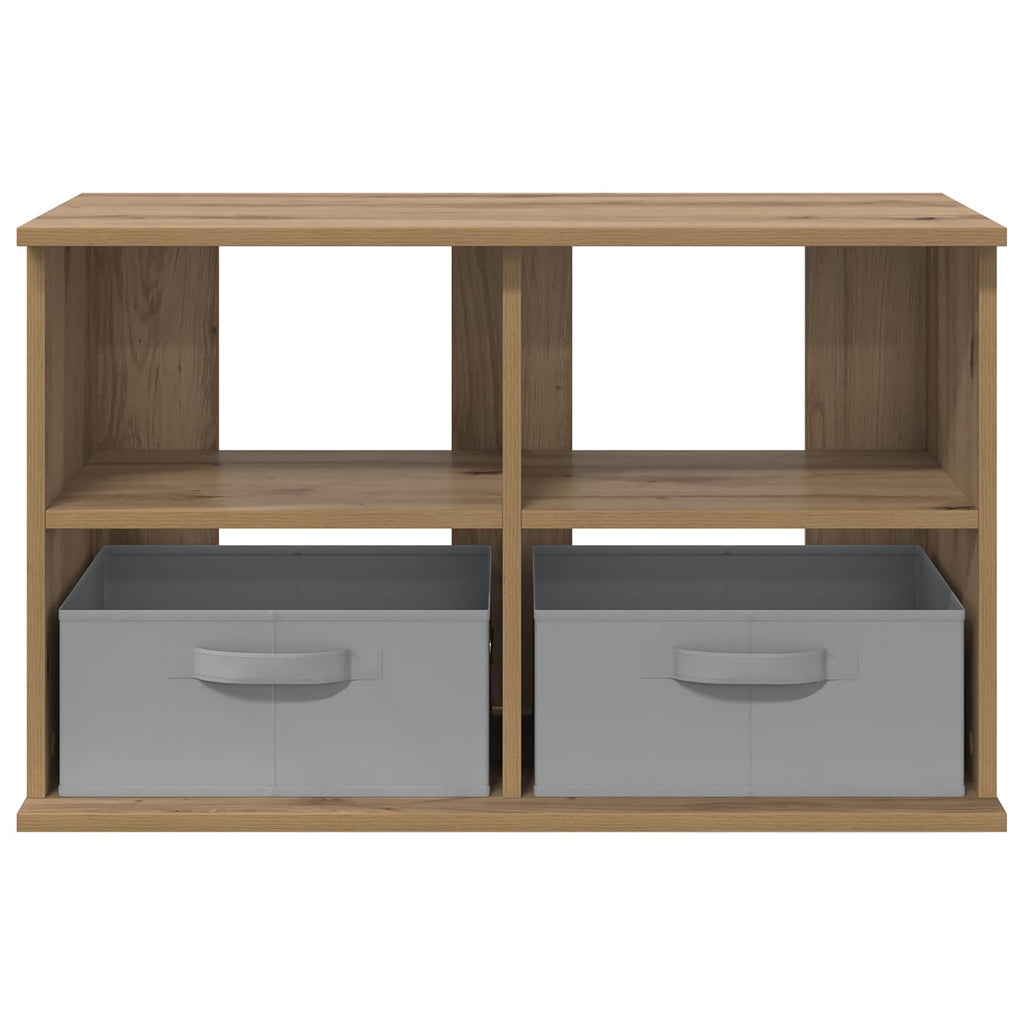 Supporto TV con cassetto Rovere artigianale 79 x 40 x 48 cm