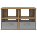Supporto TV con cassetto Rovere artigianale 79 x 40 x 48 cm
