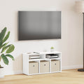 Lowboard con cassetto Bianco 72 x 22,5 x 38 cm