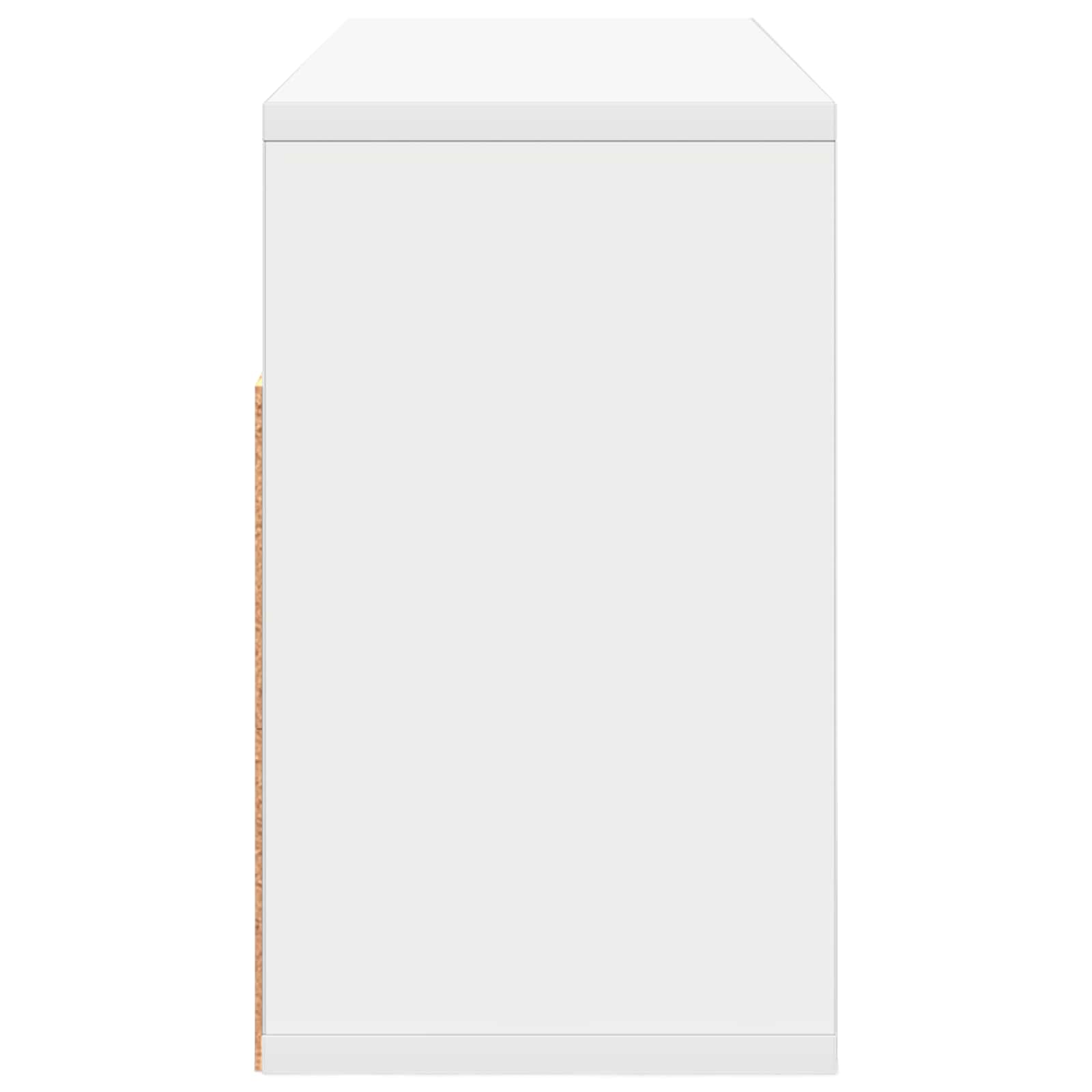 Lowboard con cassetto Bianco 72 x 22,5 x 38 cm