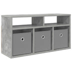 Lowboard con cassetto Grigio cemento 72 x 22,5 x 38 cm