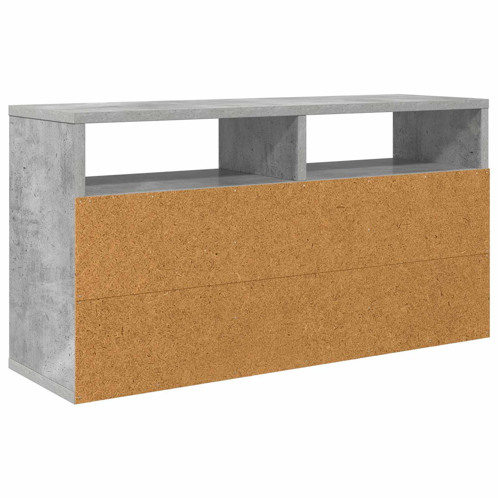 Lowboard con cassetto Grigio cemento 72 x 22,5 x 38 cm