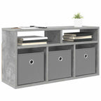 Lowboard con cassetto Grigio cemento 72 x 22,5 x 38 cm