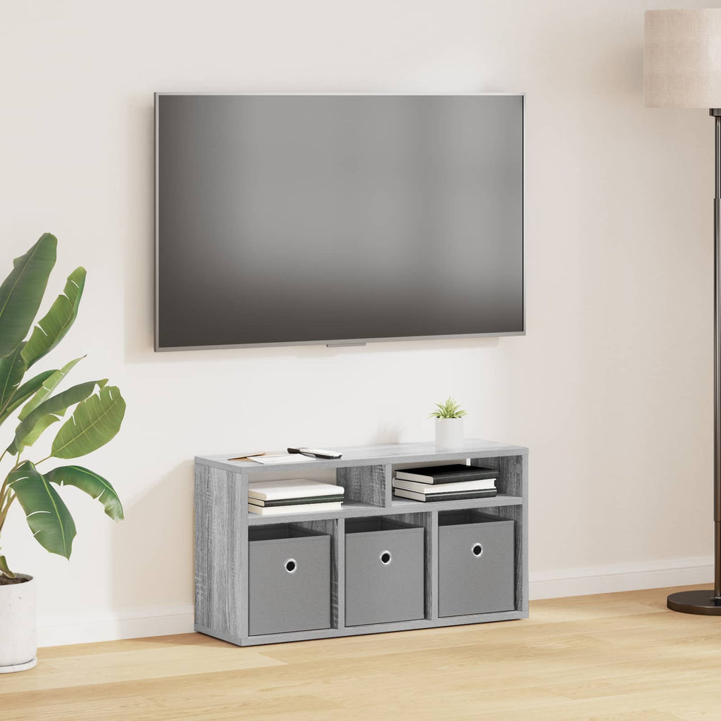 Lowboard con cassetto Grigio Sonoma 72 x 22,5 x 38 cm