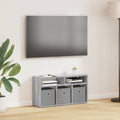 Lowboard con cassetto Grigio Sonoma 72 x 22,5 x 38 cm