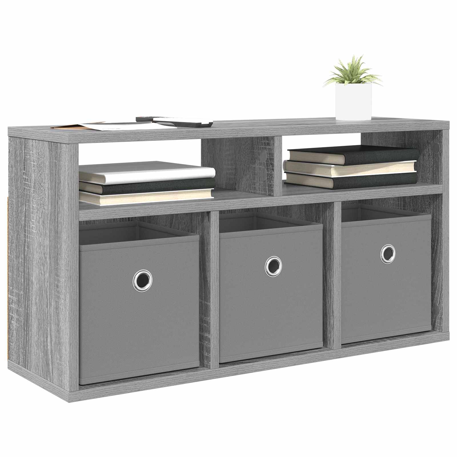 Lowboard con cassetto Grigio Sonoma 72 x 22,5 x 38 cm