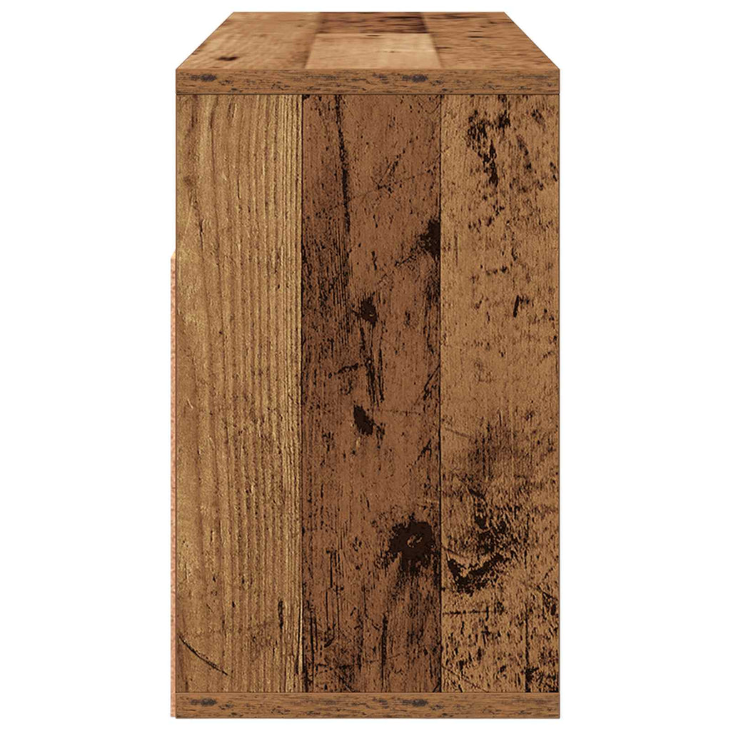 Lowboard con cassetto Legno vecchio 72 x 22,5 x 38 cm