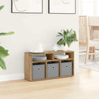 Lowboard con cassetto Rovere artigianale 72 x 22,5 x 38 cm
