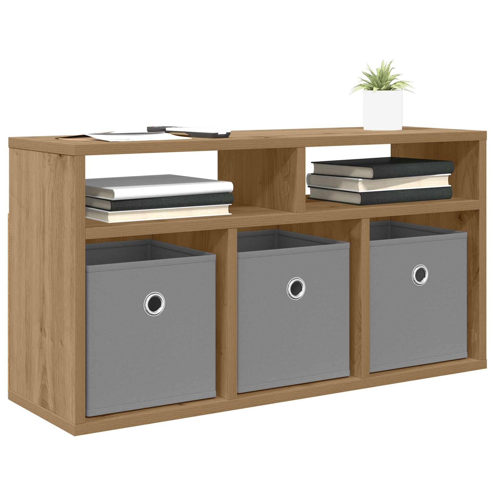 Lowboard con cassetto Rovere artigianale 72 x 22,5 x 38 cm