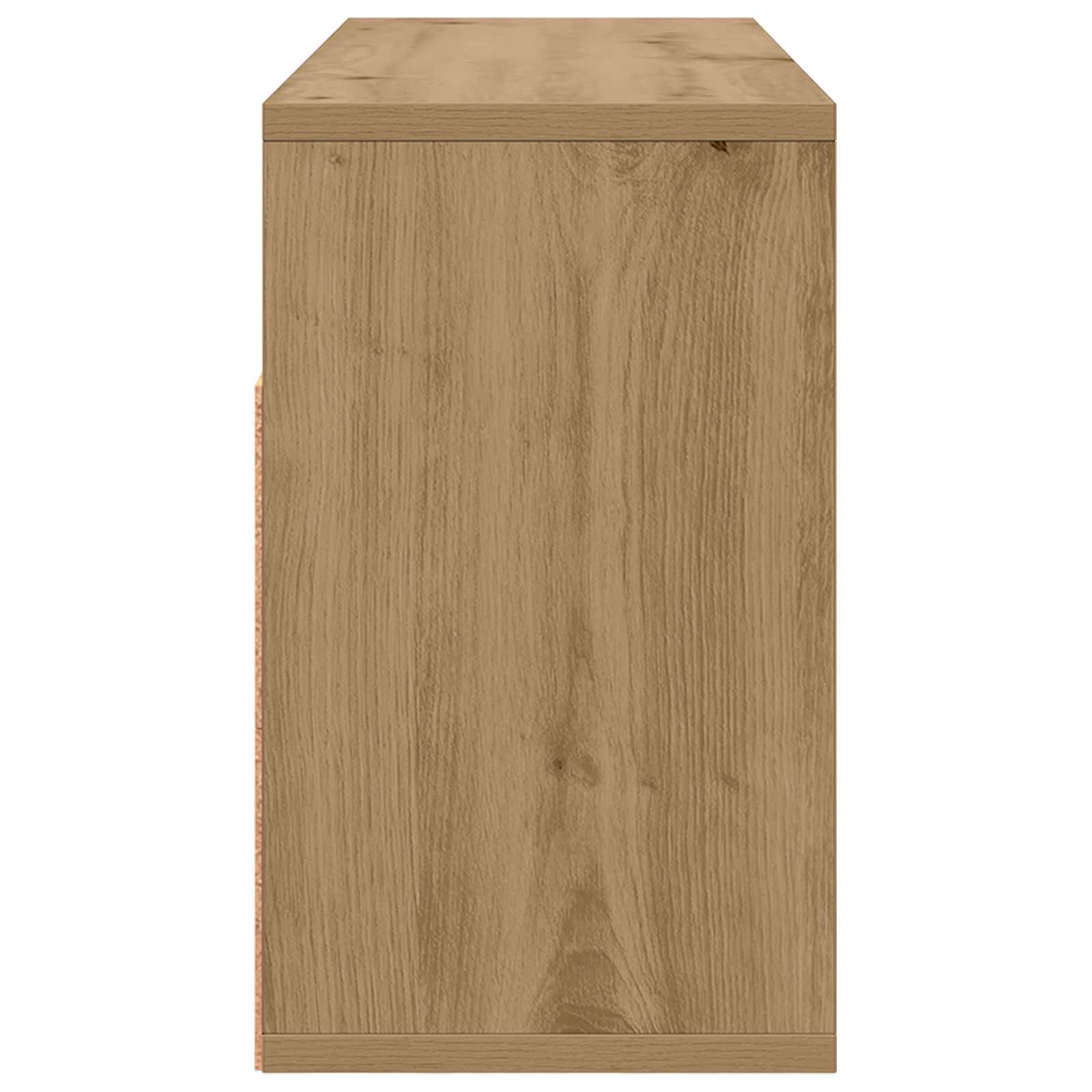 Lowboard con cassetto Rovere artigianale 72 x 22,5 x 38 cm
