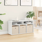 Lowboard con cassetto Bianco 87 x 27,5 x 43 cm