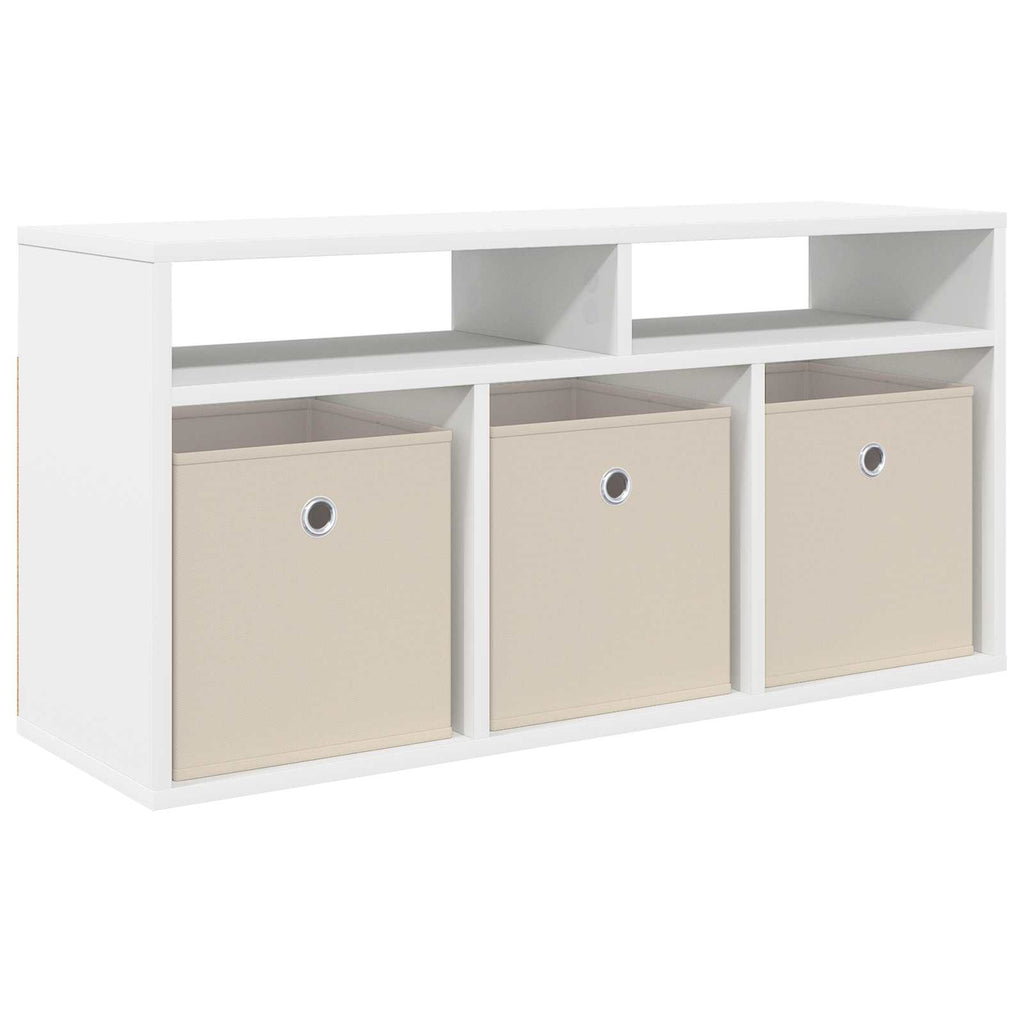 Lowboard con cassetto Bianco 87 x 27,5 x 43 cm