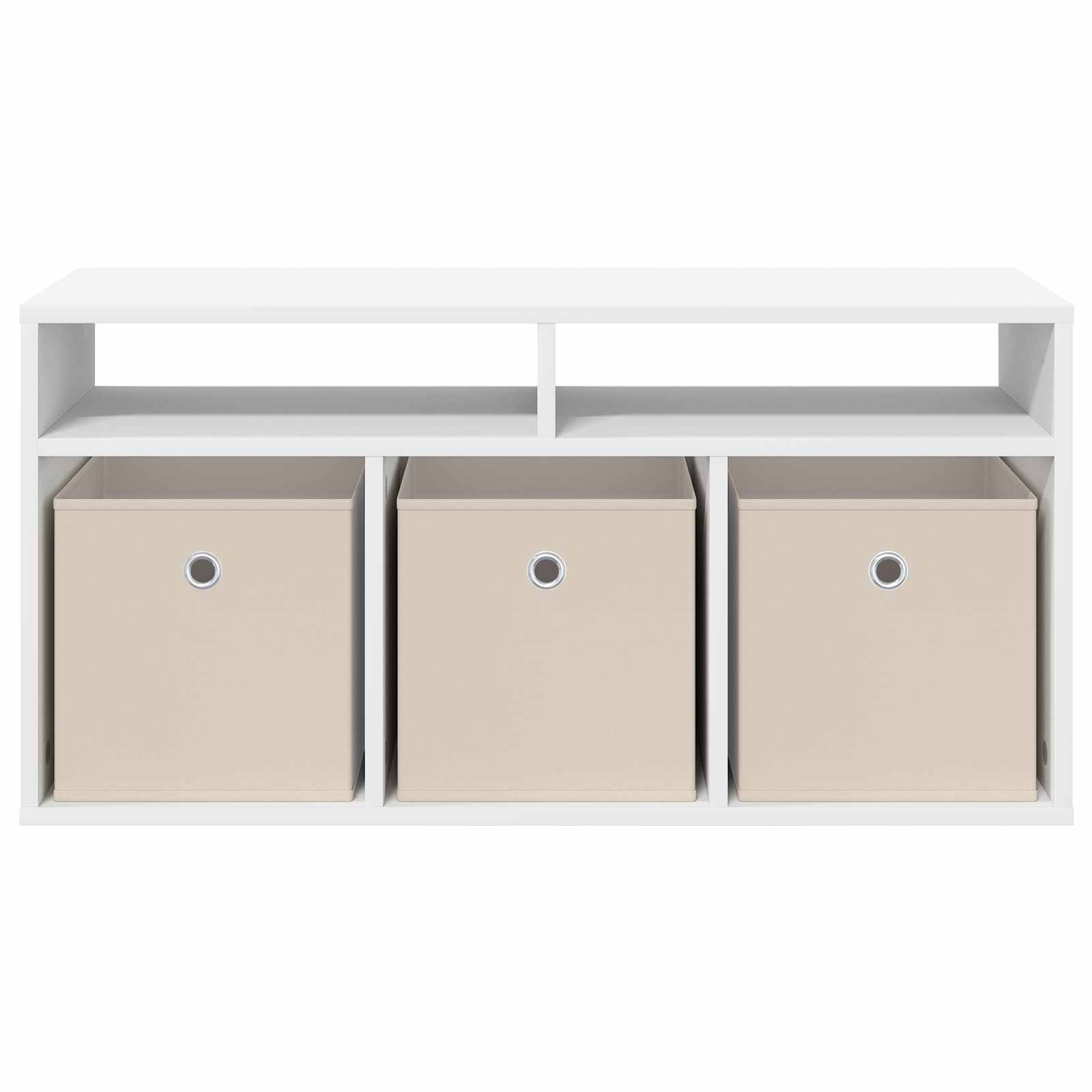 Lowboard con cassetto Bianco 87 x 27,5 x 43 cm