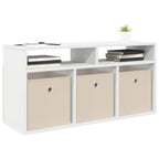 Lowboard con cassetto Bianco 87 x 27,5 x 43 cm