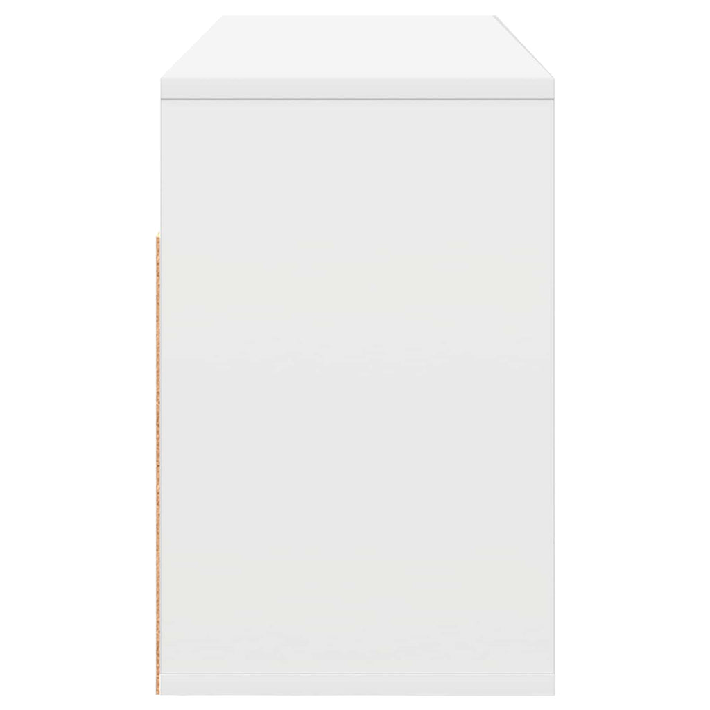 Lowboard con cassetto Bianco 87 x 27,5 x 43 cm