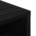 Lowboard con cassetto Rovere Nero 87 x 27,5 x 43 cm
