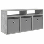 Lowboard con cassetto Grigio cemento 87 x 27,5 x 43 cm