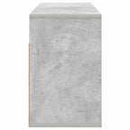 Lowboard con cassetto Grigio cemento 87 x 27,5 x 43 cm