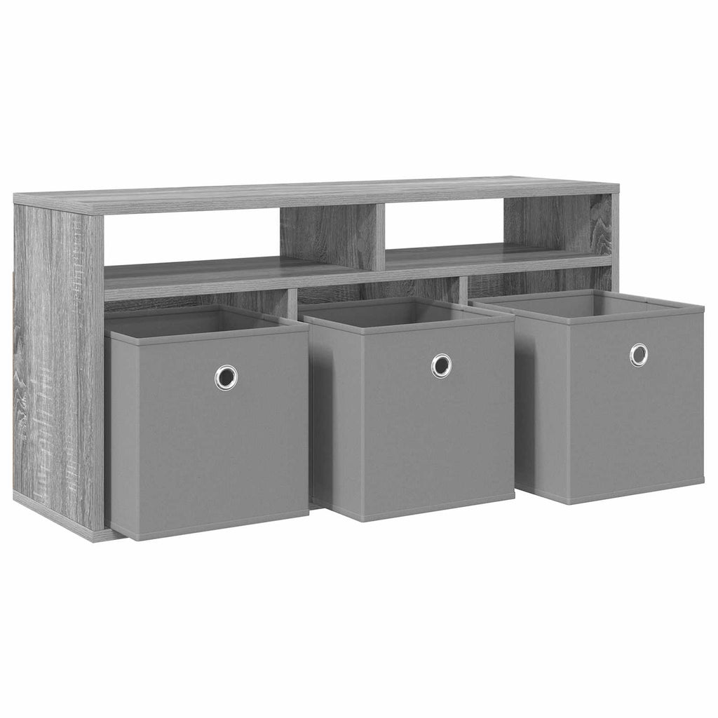 Lowboard con cassetto Grigio Sonoma 87 x 27,5 x 43 cm
