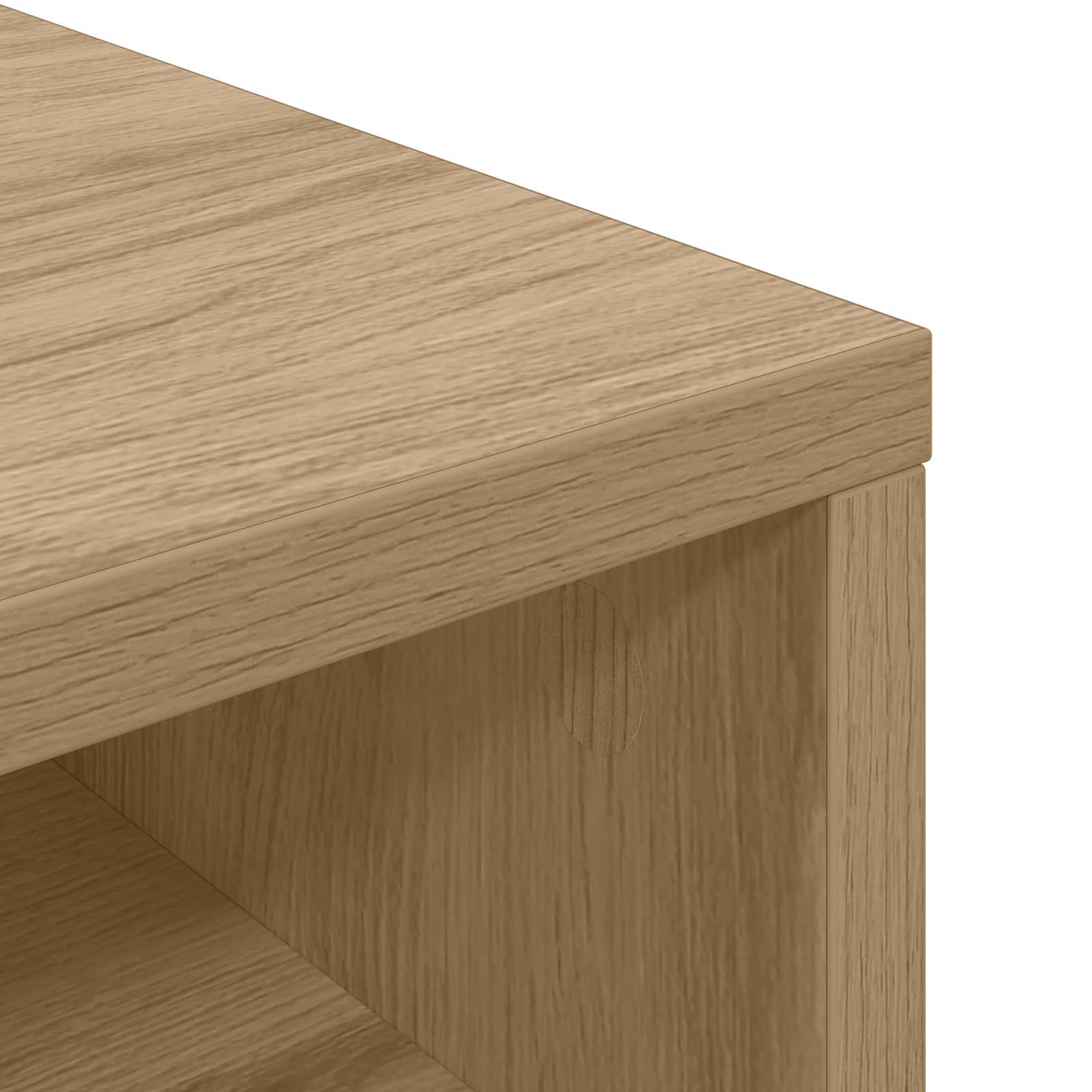 Lowboard con cassetto Rovere artigianale 87 x 27,5 x 43 cm