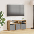 Lowboard con cassetto Rovere artigianale 87 x 27,5 x 43 cm
