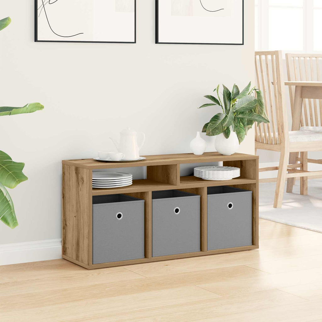 Lowboard con cassetto Rovere artigianale 87 x 27,5 x 43 cm