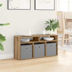 Lowboard con cassetto Rovere artigianale 87 x 27,5 x 43 cm