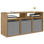 Lowboard con cassetto Rovere artigianale 87 x 27,5 x 43 cm